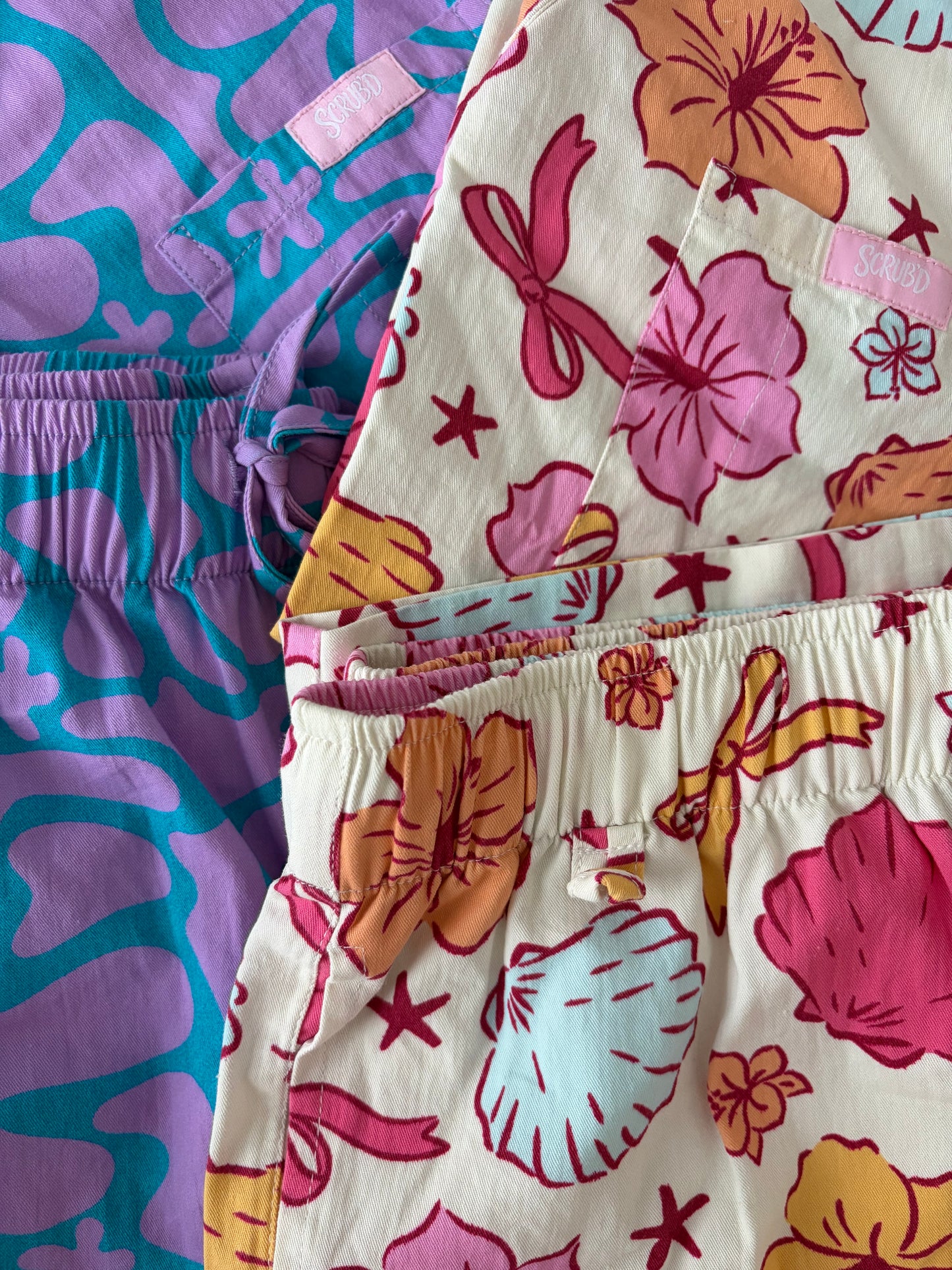Aloha Bloom Scrub Set