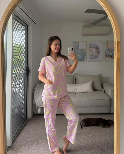 Tropic Pink Scrub Set