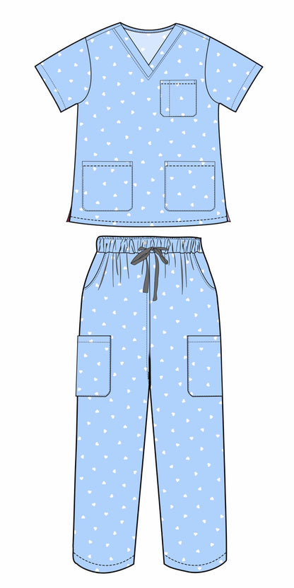PRE-ORDER Blue Crush Scrub Set