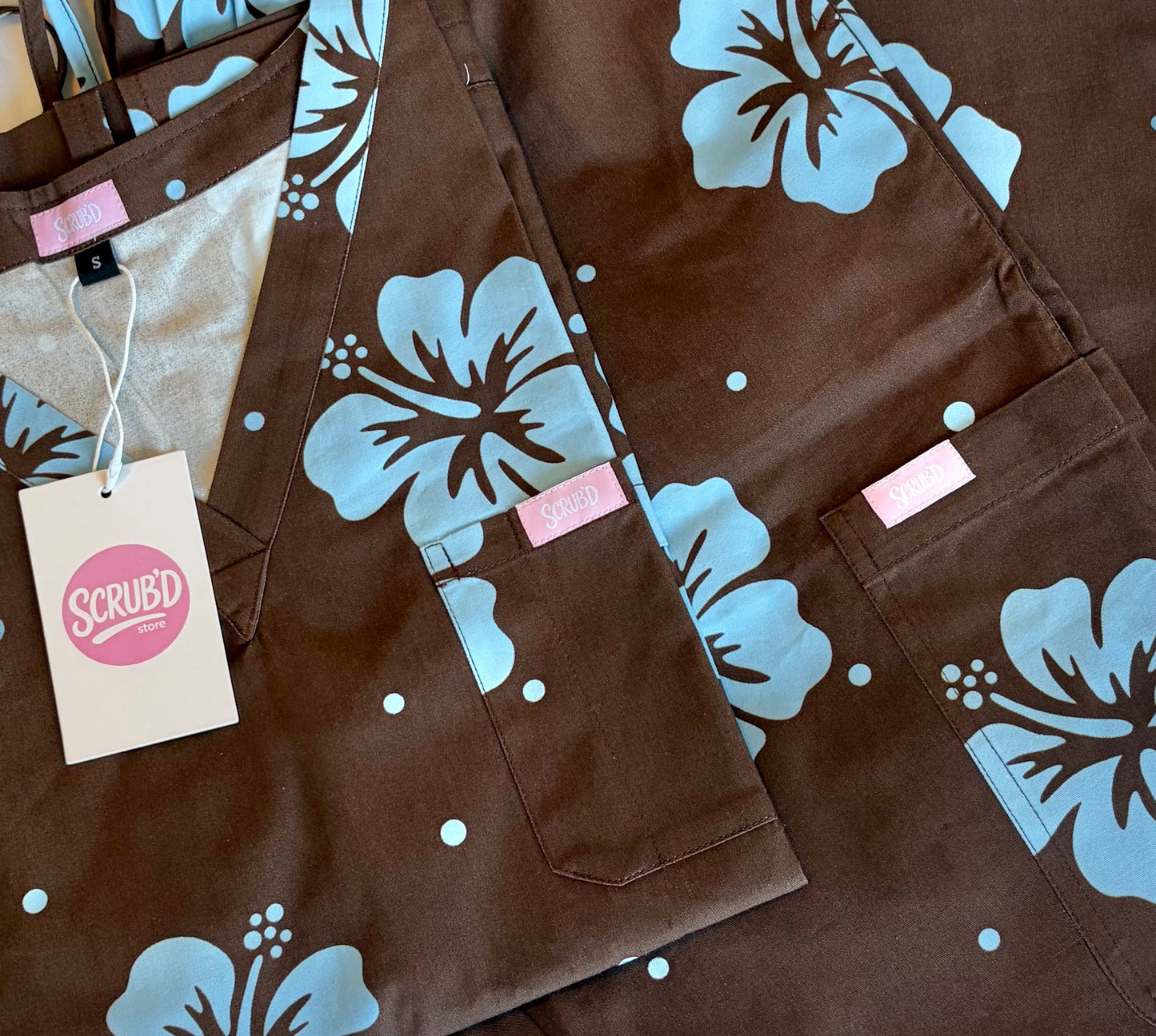 PRE-ORDER Espresso Bloom Scrub Set