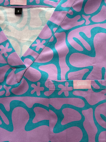 Aloha Bloom Scrub Set